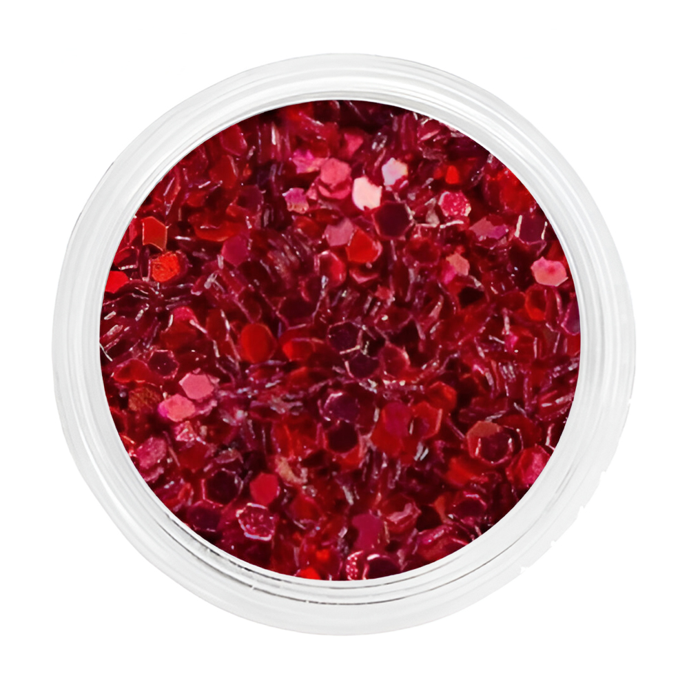 Паєтки для декору нігтів Nails Molekula Professional Sequins For Nails, Red, 5 г